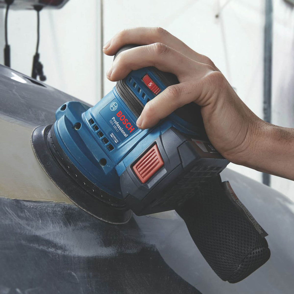 Bosch Random Orbital Sander Cordless 18V Li-Ion GEX185-LI Brushless Body Only - Image 2
