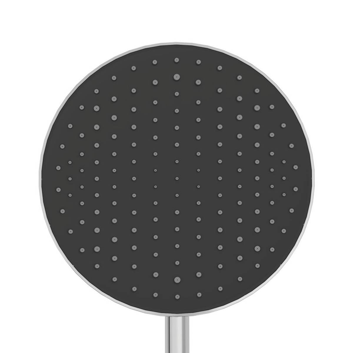 Swirl Mixer Shower Thermostatic Chrome Round Rainfall Dual Head Handset - Image 5