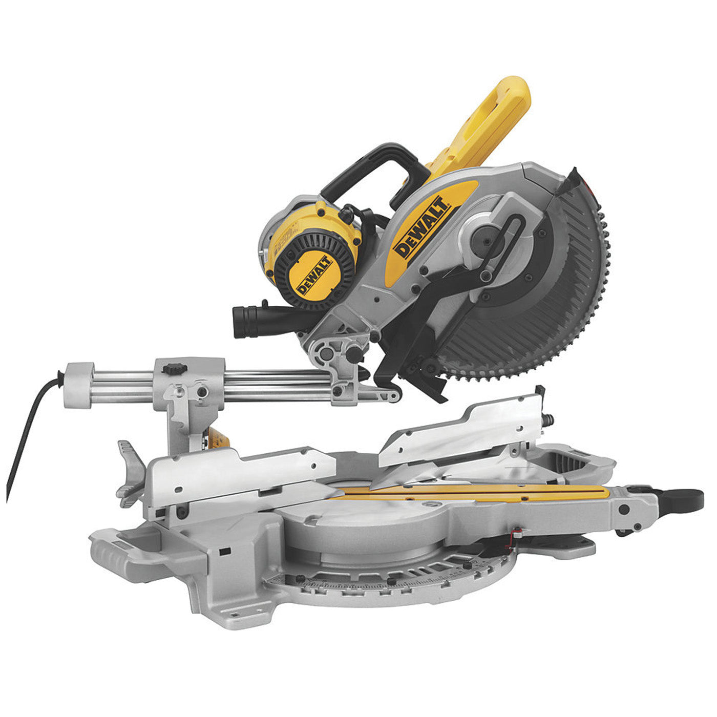 DeWalt Electric Mitre Saw Double-Bevel Sliding Brushed DWS727GB 250mm 240V 1675W - Image 3