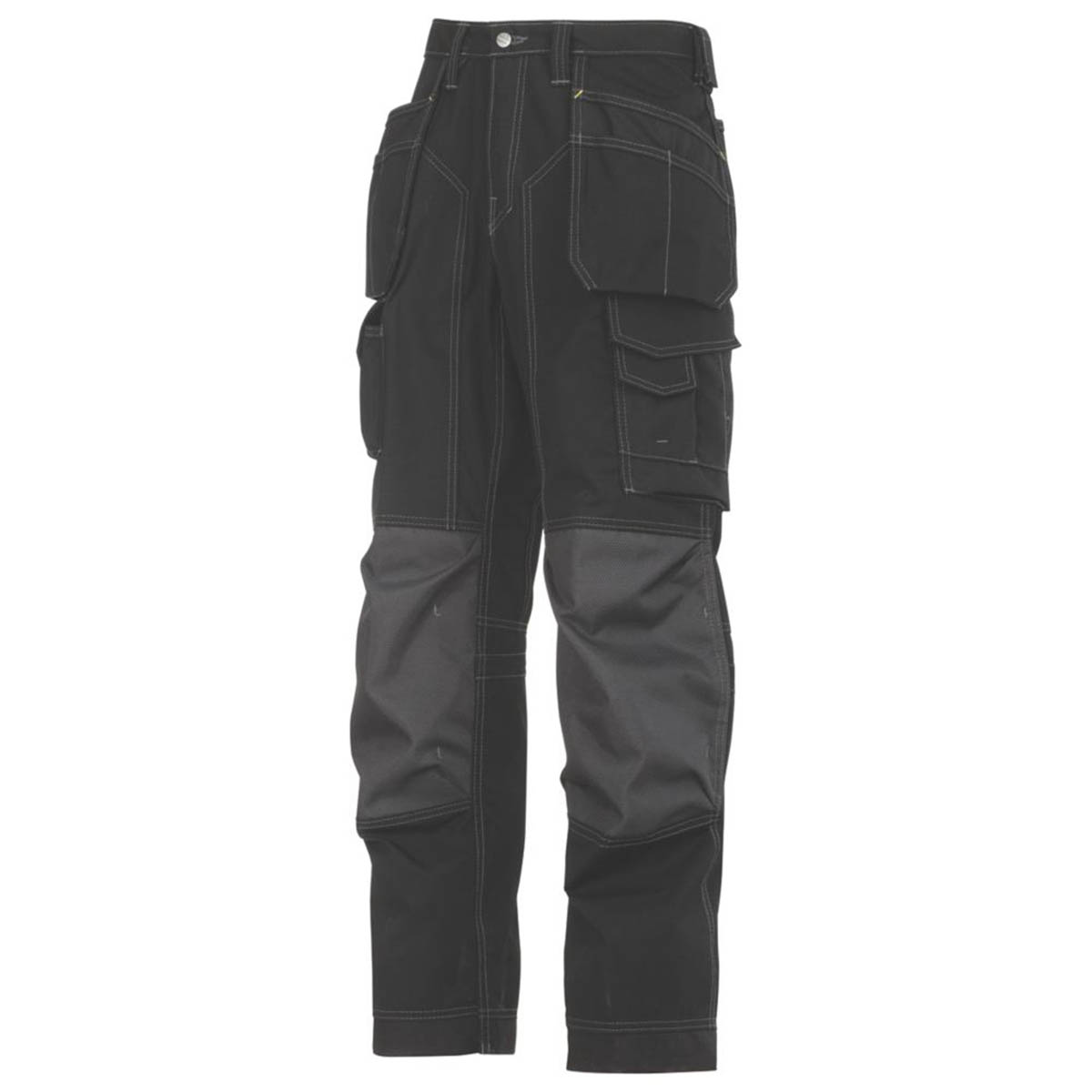 Snickers Work Trousers Mens Twisted Leg Grey Black Multi Pockets 33"W 32"L - Image 2