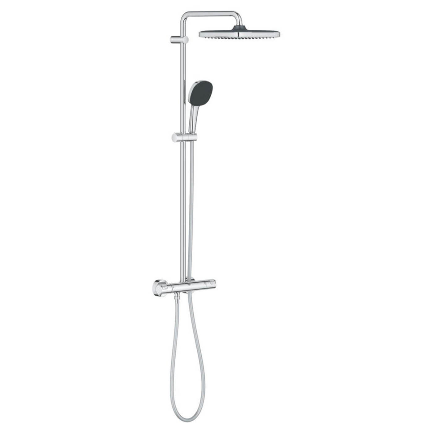 Grohe Thermostatic Mixer Shower System Vitalio Comfort 250 HP Rear-Fed Exposed - Image 1