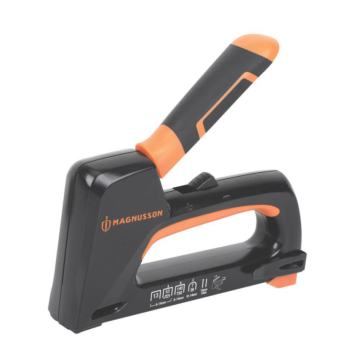 Magnusson Multi Tacker 14mm Hand Staple Guns Soft Grip Heavy Duty Compact - Image 1