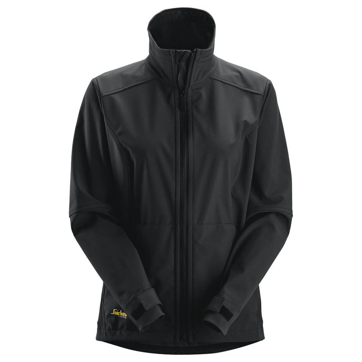 Snickers Work Softshell Jacket 1247 Women Black Coat Windproof Size 14-16 - Image 1