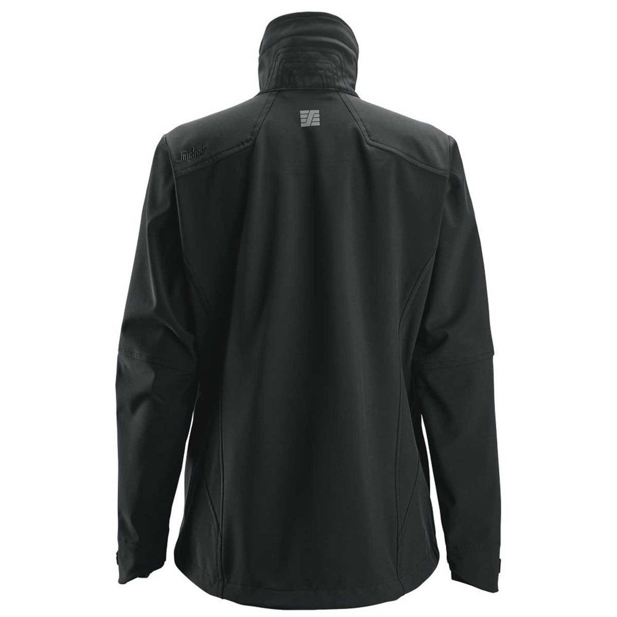 Snickers Work Softshell Jacket Womens Black Windproof Breathable Size 8-10 - Image 2