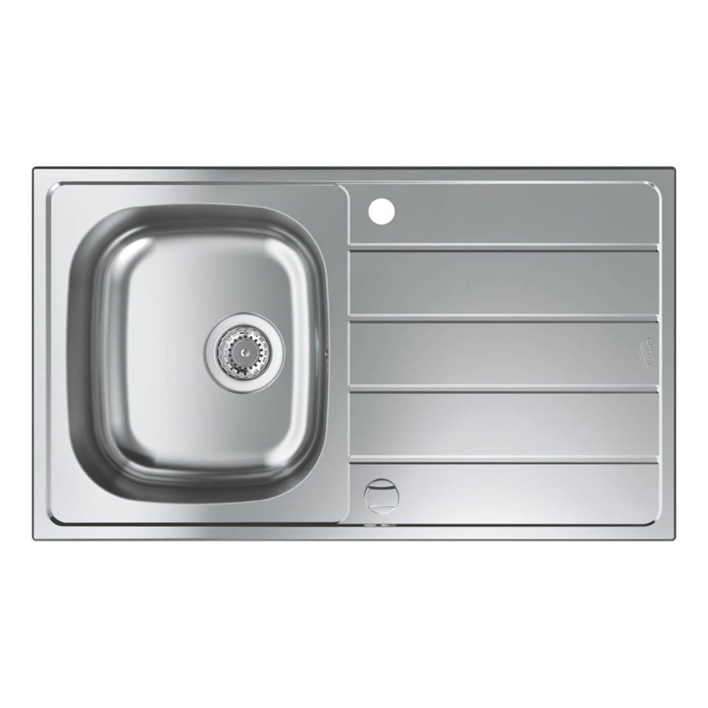 Grohe Kitchen Sink Inset K200 1 Bowl Stainless Steel Reversible 860 x 500mm - Image 2