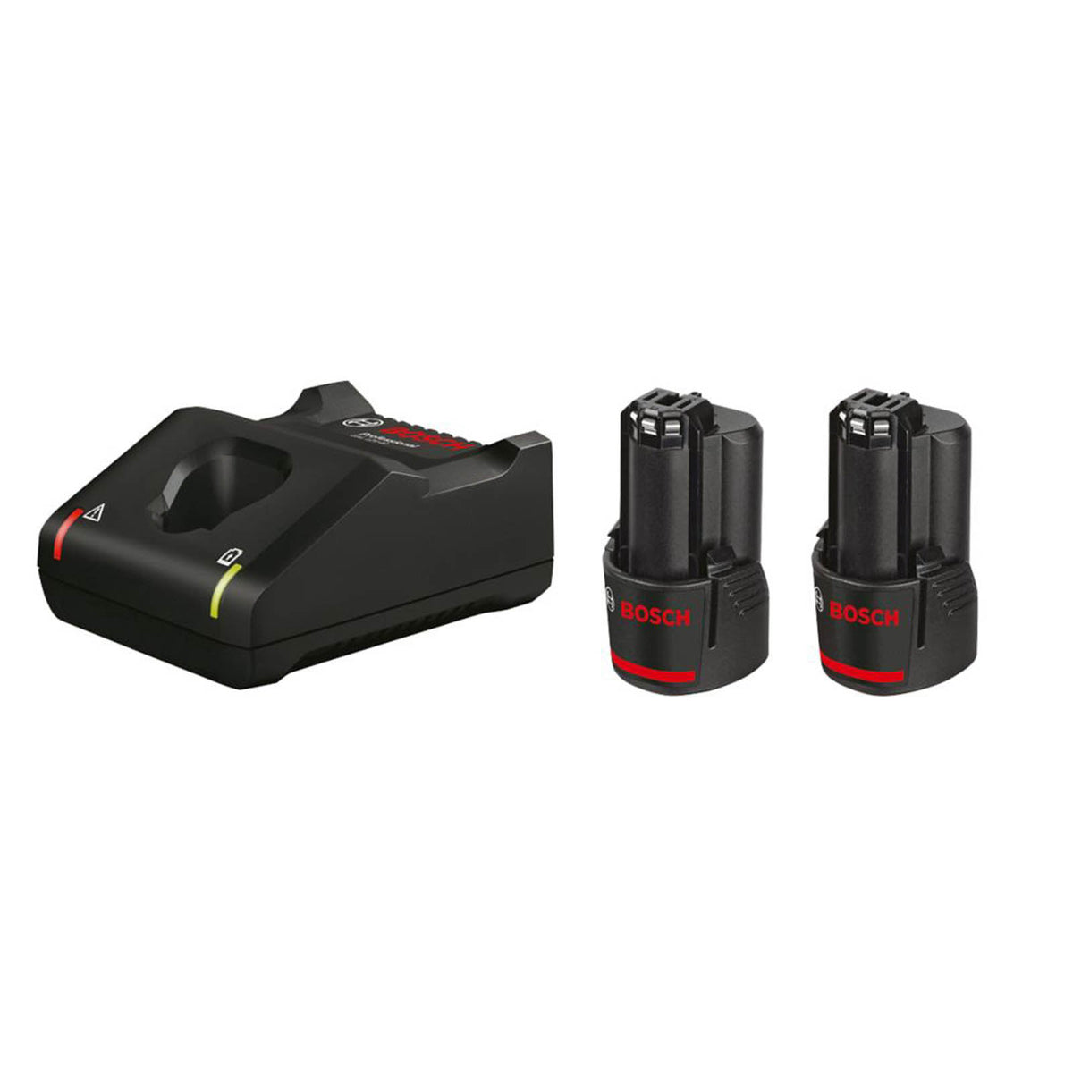 Bosch Battery And Charger Set 12V 2x2.0Ah Li-Ion CoolPack GAL 4A Compact - Image 2