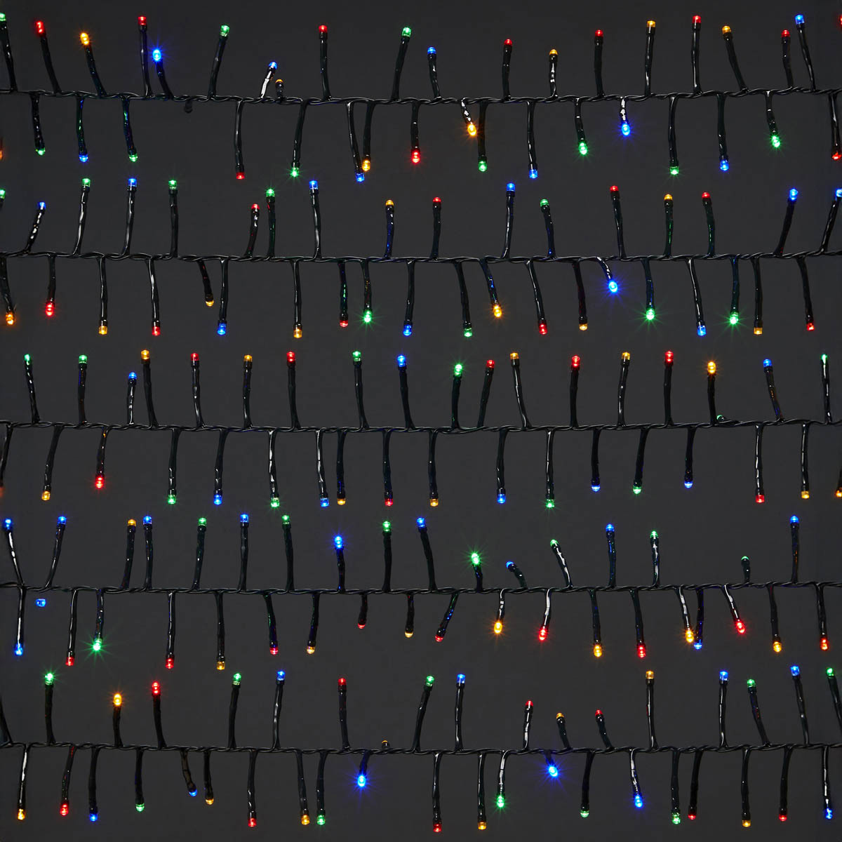 LED Christmas String Lights 1000 Multicolour Cluster Timer Indoor Outdoor 25m - Image 3
