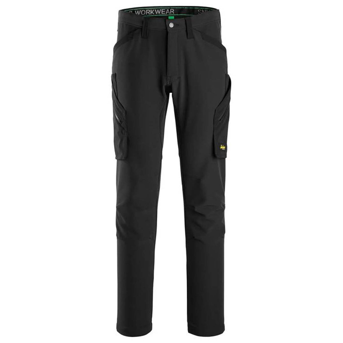 Snickers Work Trousers Mens Black Regular Fit Stretch Multi Pockets 38W 30L - Image 1