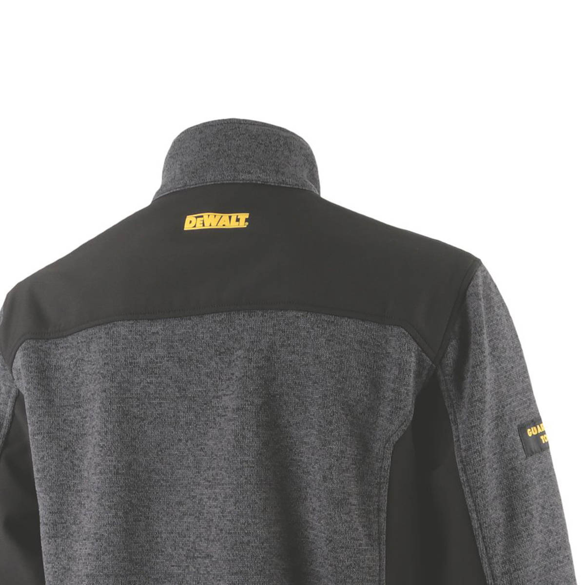 DeWalt Work Fleeces Jacket Mens Grey Black Breathable Zip Up Medium 43" Chest - Image 4