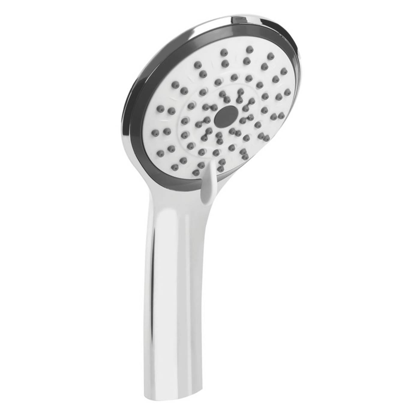 Shower Handset Head Chrome 5 Spray Patterns Large Contemporary Bathroom - Image 1