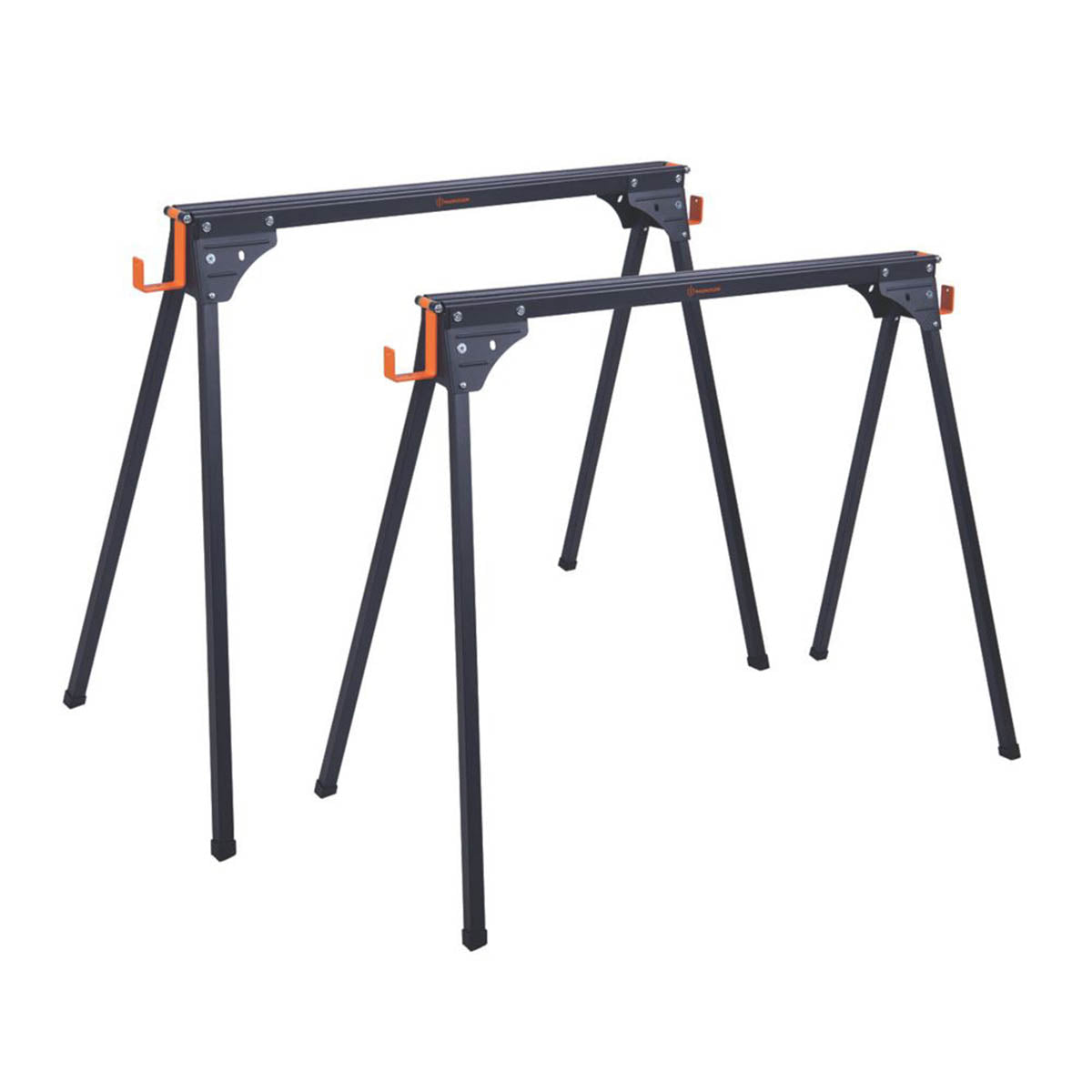 Sawhorse Trestles Workplace Support Bars Cutting Stands Work Bench Pair 860mm - Image 3