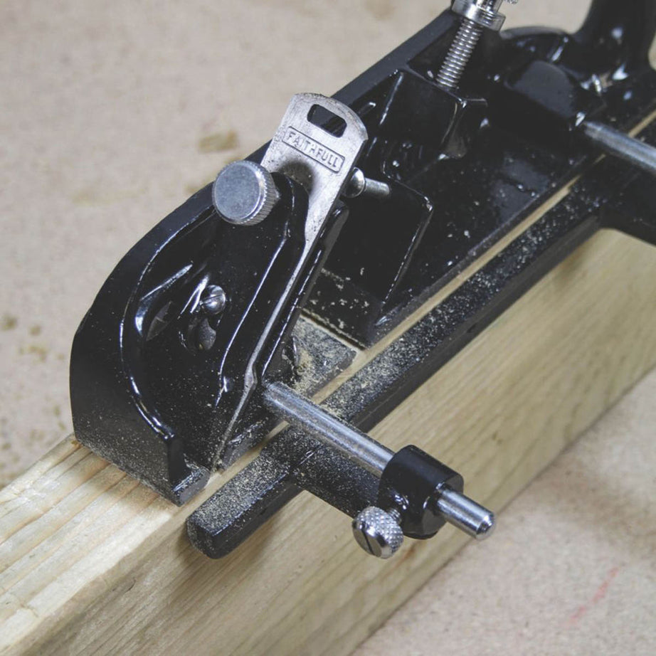 Faithfull Woodworking Plane Shaver Tool Rebate Adjustable Cast Iron Body 1.5" - Image 3