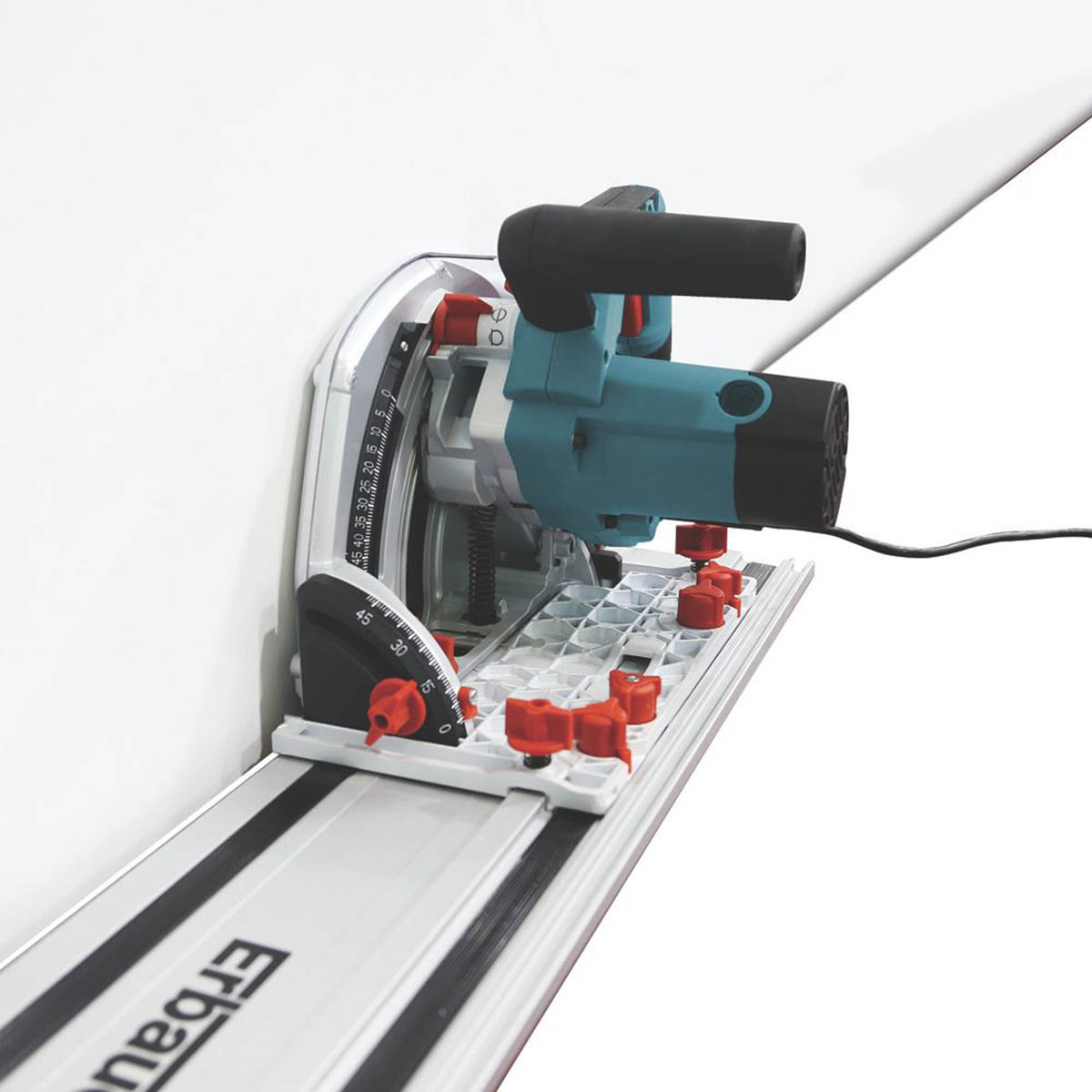 Erbauer Plunge Saw Electric 185mm ERB1066PLG 2 x 700 mm Guide Rails 240V - Image 2