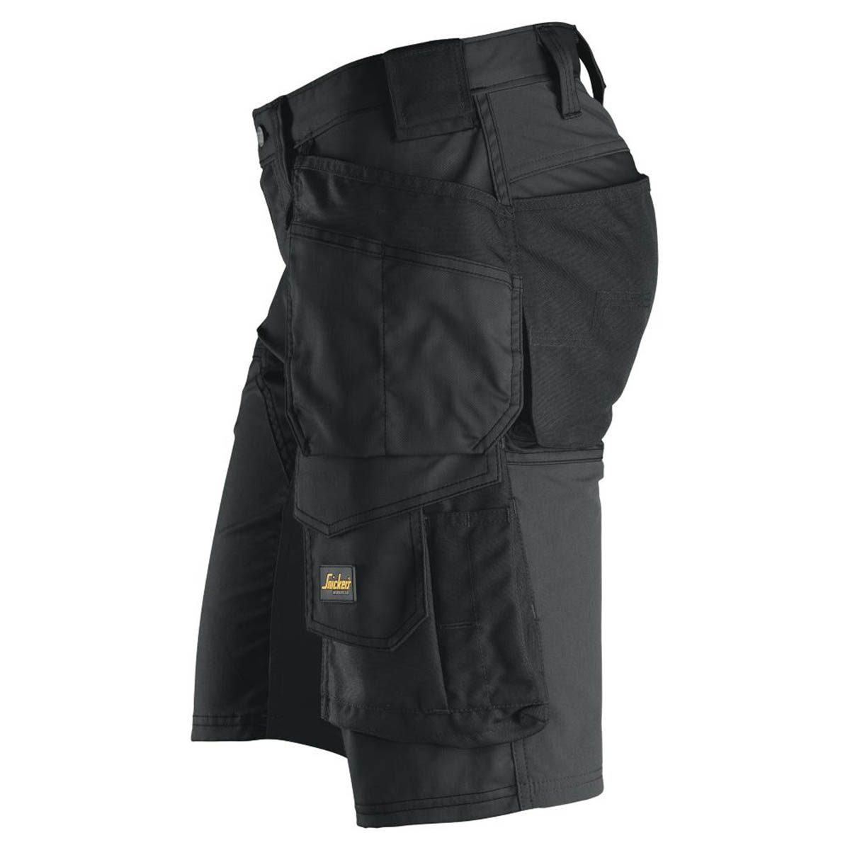 Snickers Work Shorts Mens Slim Fit Black Stretch Breathable Multi Pockets 41"W - Image 5