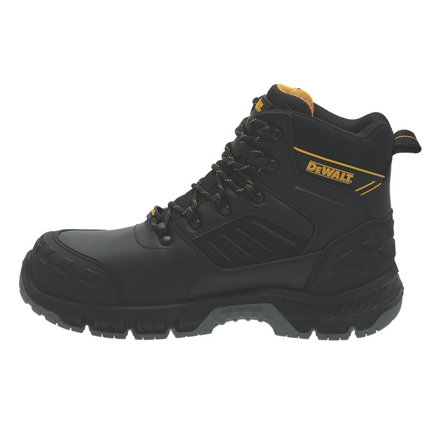 DEWALT Recip 2 Size 12 Black Waterproof Steel Toe Cap Safety Boots - Image 2