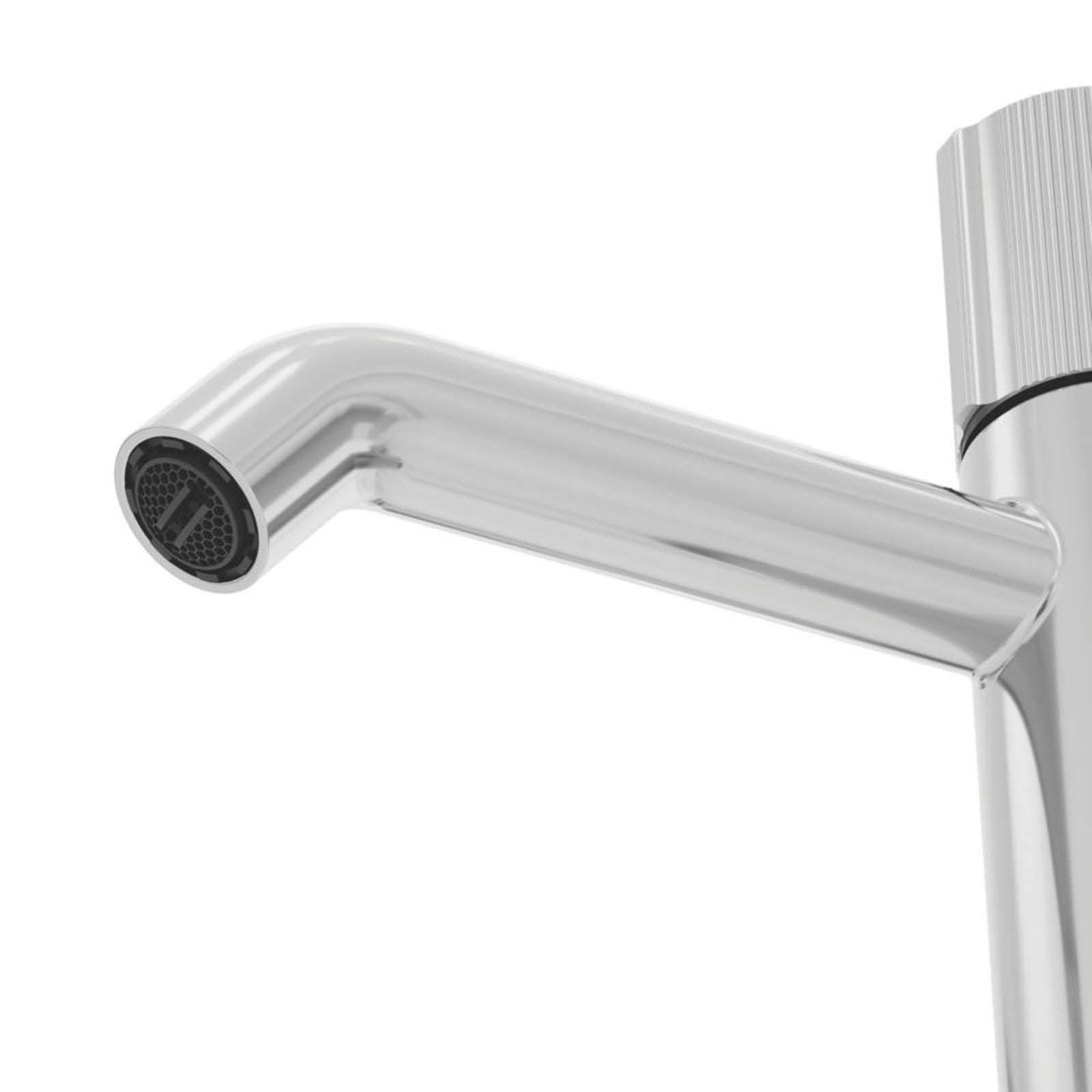 Swirl Gallen Chrome 192.6mm Standard Round Head Mono Basin Mixer Tap With Waste - Image 5