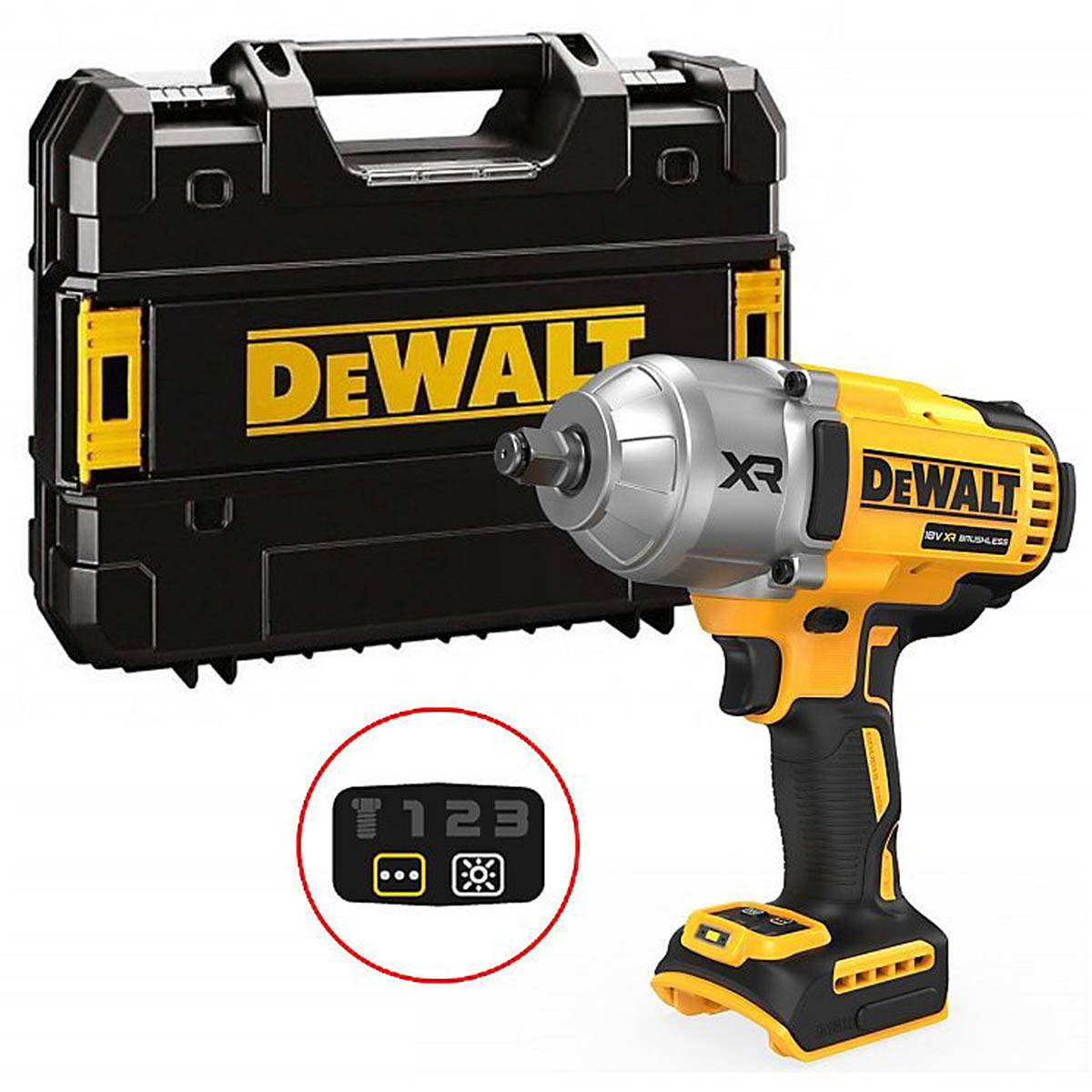 DeWalt Impact Wrench Cordless 18V DCF900P2T-GB Brushless Compact Body Only - Image 1