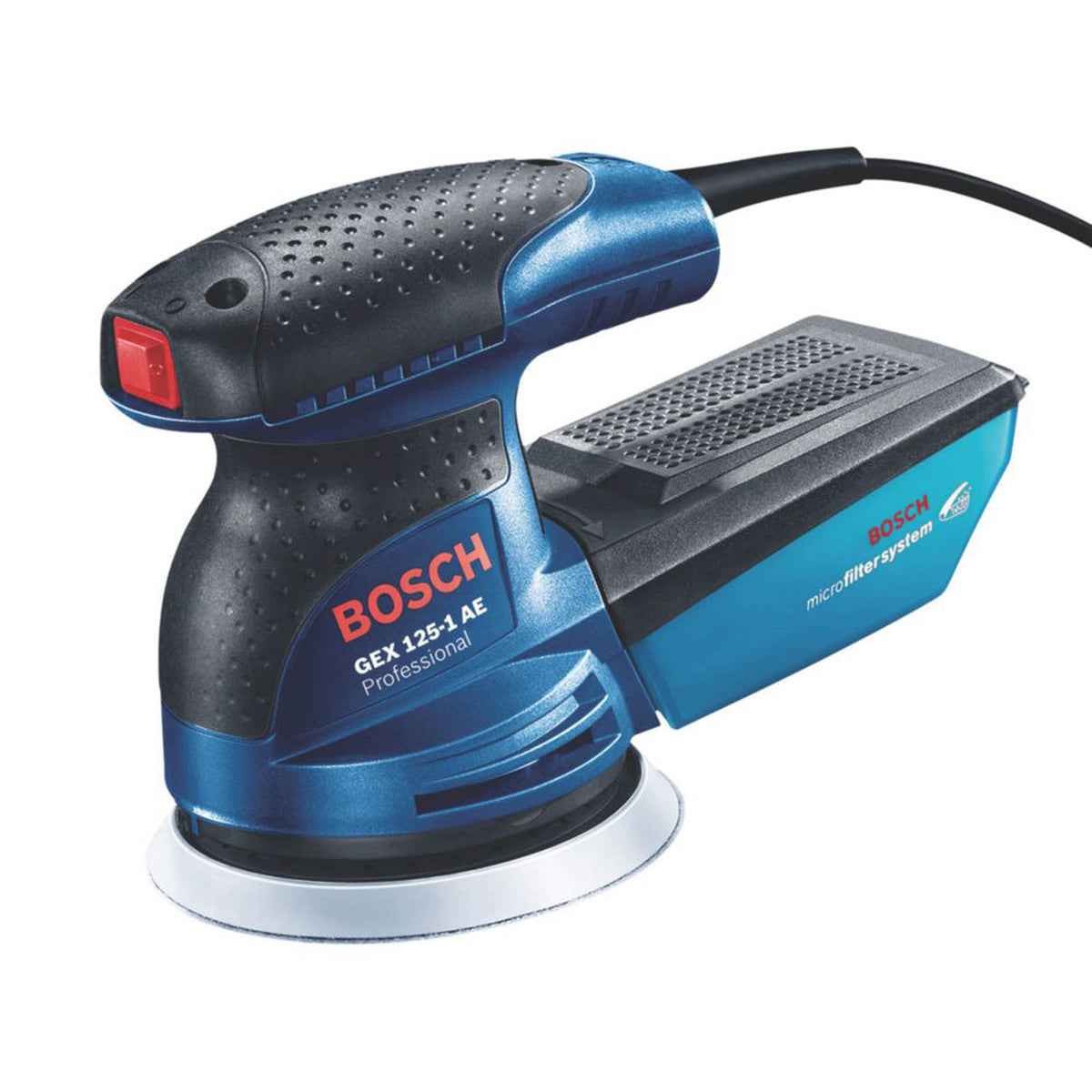 Bosch Random Orbit Sander Electric GEX125-1AE 125mm Ergonomic Compact 250W - Image 2