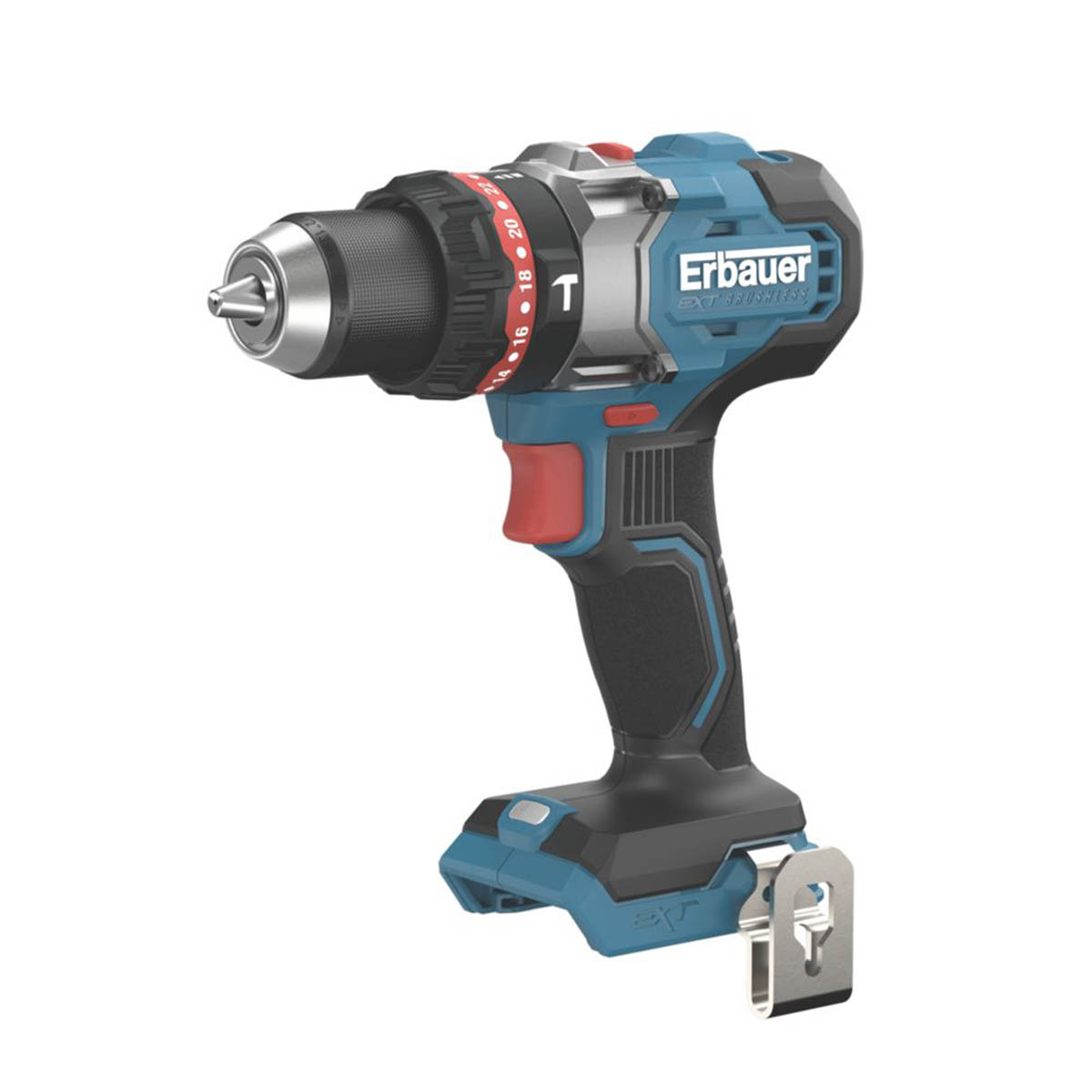 Erbauer Combi Drill Cordless 18V Li-Ion ERI1107COM Compact Brushless Body Only - Image 2