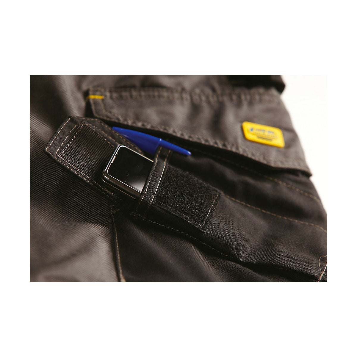 Snickers Work Trousers Mens Relaxed Fit Grey Black Multi Pockets 33"W 32"L - Image 4