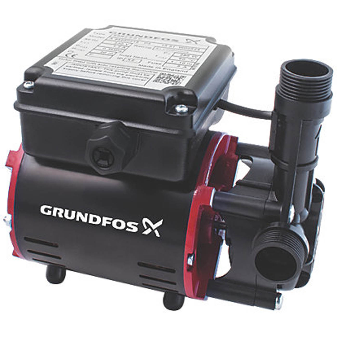 Grundfos Shower Pump Single 98950218 Regenerative Positive Low Noise Head 2.0bar - Image 1