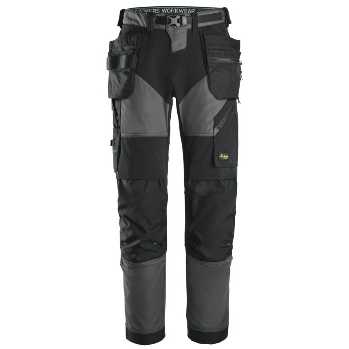 Snickers Work Trousers Mens Regular Fit Grey Stretch Multi Pockets 33"W 32"L - Image 1