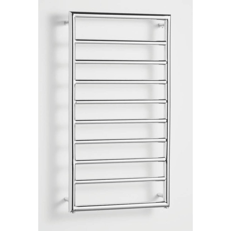 Towelrads Towel Rail Radiator Chrome Flat Designer Bathroom 900 x 500mm 771BTU - Image 2