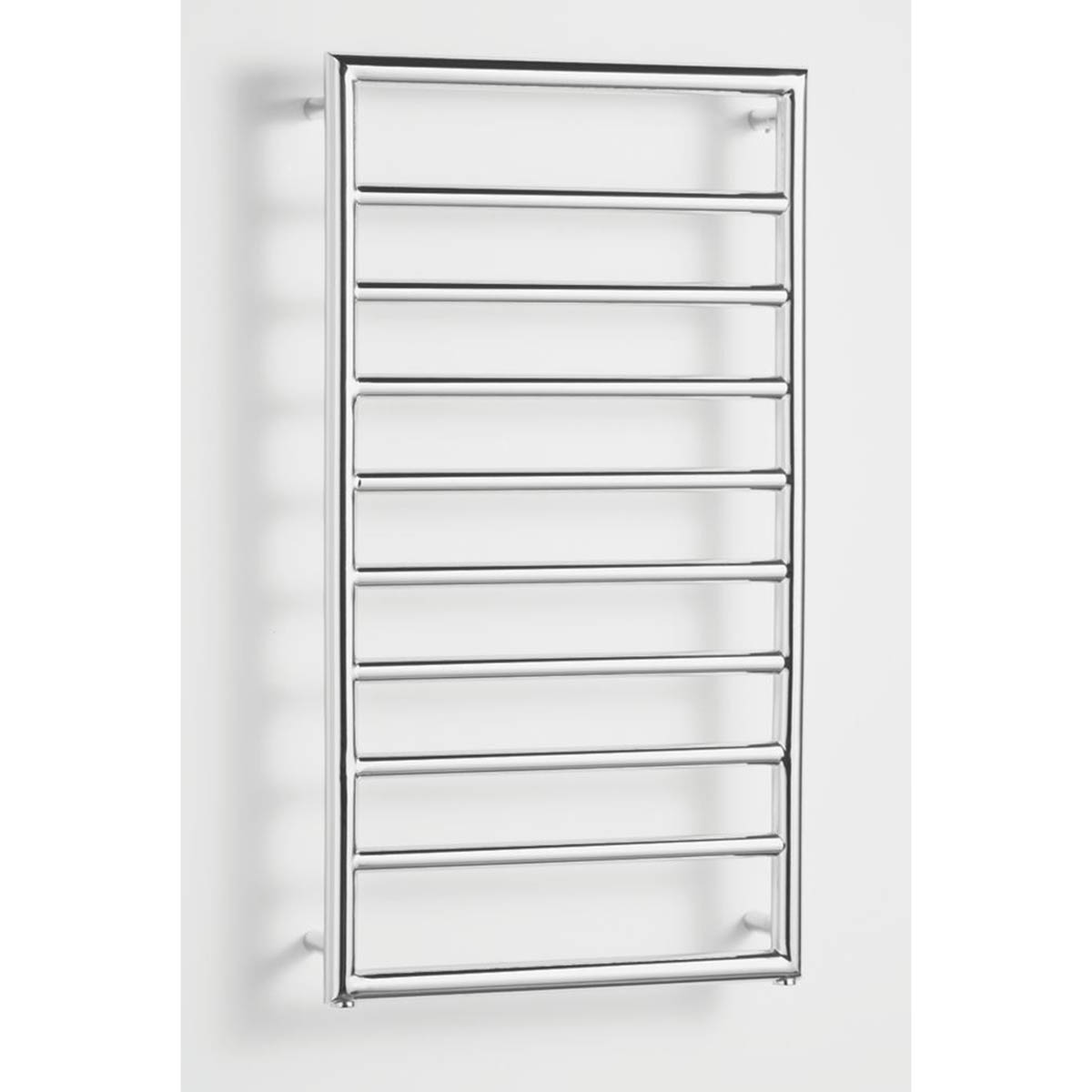 Towelrads Towel Rail Radiator Chrome Flat Designer Bathroom 900 x 500mm 771BTU - Image 2