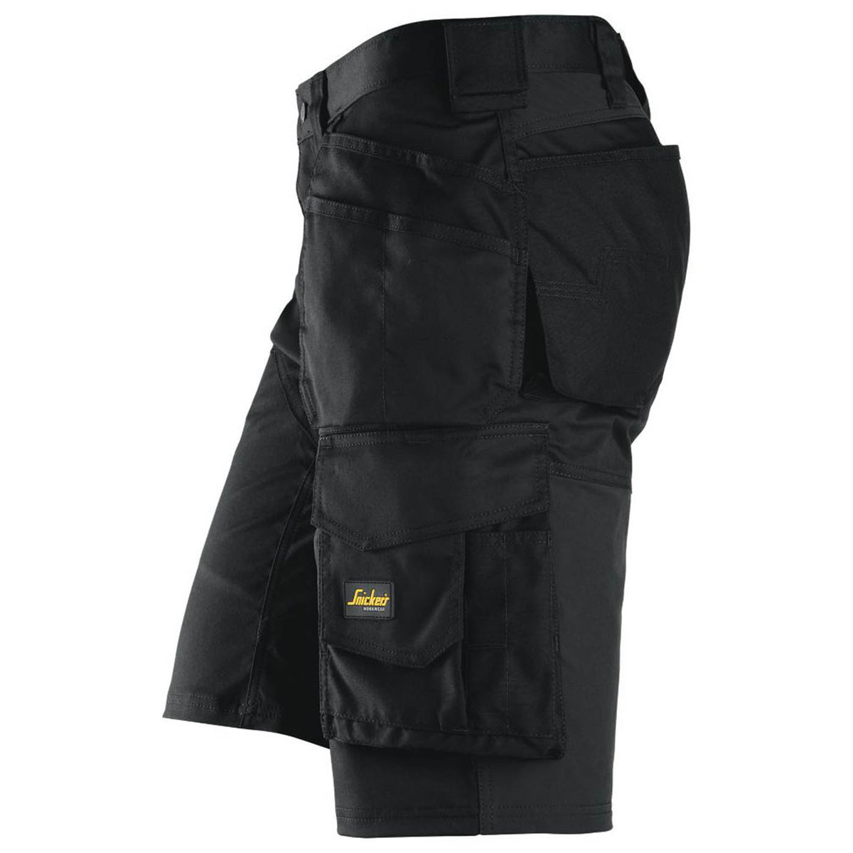 Snickers Work Shorts Stretch Black Multi Pocket Loose Fit 30W 6151 - Image 4