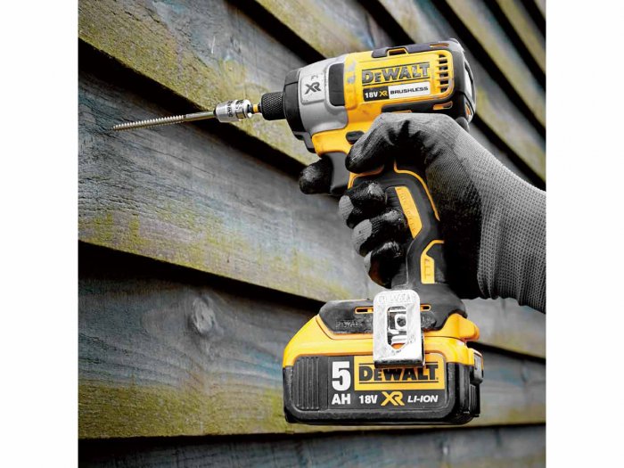 Dewalt Impact Driver Kit DCF887P2-GB XR Cordless 18V LI-ion 2x5.0Ah Compact - Image 6