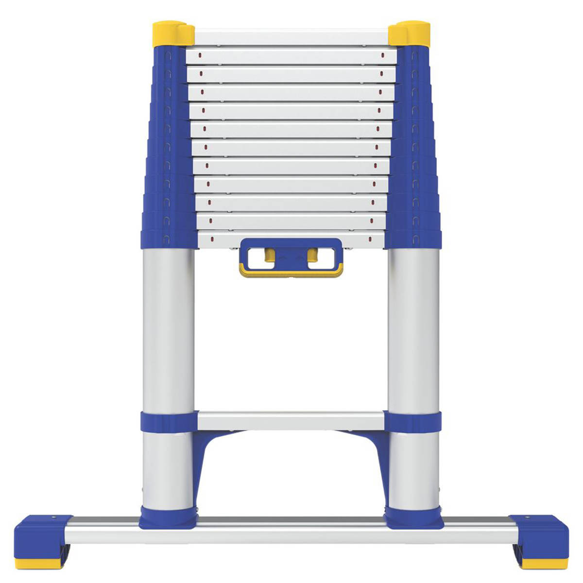 Werner Telescopic Ladder Non-Slip Feet Compact Soft Close Mechanism 3.8m - Image 1