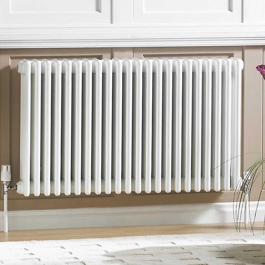 Acova 3 Column Radiator White Steel Horizontal Traditional 1035W (H)60x(W)81.2cm - Image 1