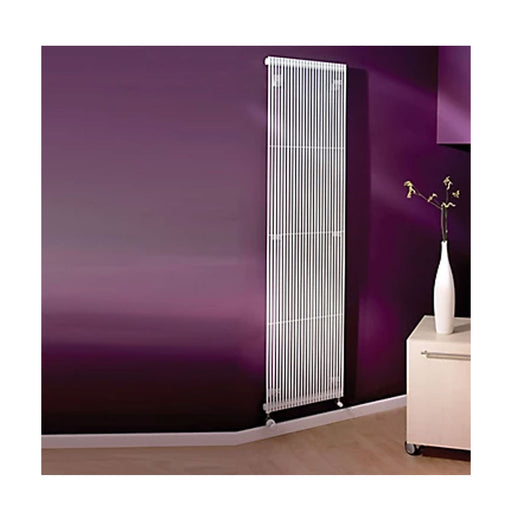 Vertical Radiator Steel White Contemporary Designer (H)200x(W)53.2cm - Image 1