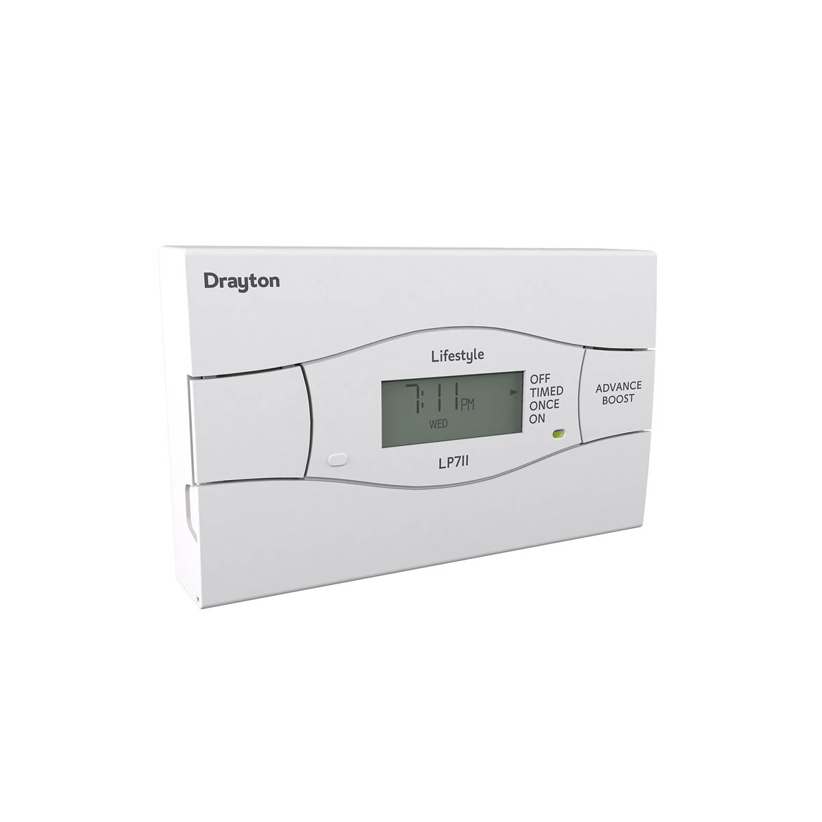 Drayton Timeswitch LP711 7 Day Programmable Backlit Digital Display 230V - Image 1