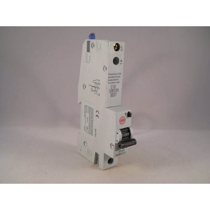 Wylex Circuit Breaker RCBO 10 Amp 30mA Type C 10A NH Range C10 NSBS10/1 - Image 2