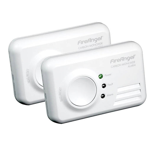 FireAngel Carbon Monoxide Alarm Detector Wireless 7 Year Battery White Set Of 2 - Image 1