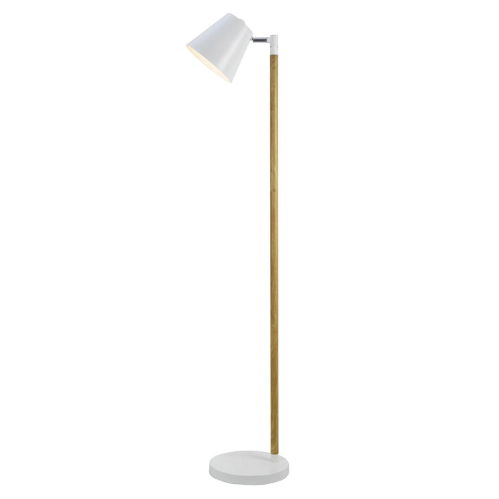 Colours Floor Lamp Adelsbury Matt White Halogen Living Room Bedroom Lighting - Image 2