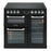 Electric Range Cooker Ceramic Hob Oven Grill CS90C530K Black 5 Burners 90cm 175L - Image 1