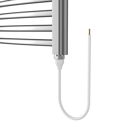 Flomasta Towel Rail Radiator Bathroom Warmer Electric Flat Modern Chrome 40x70cm - Image 7