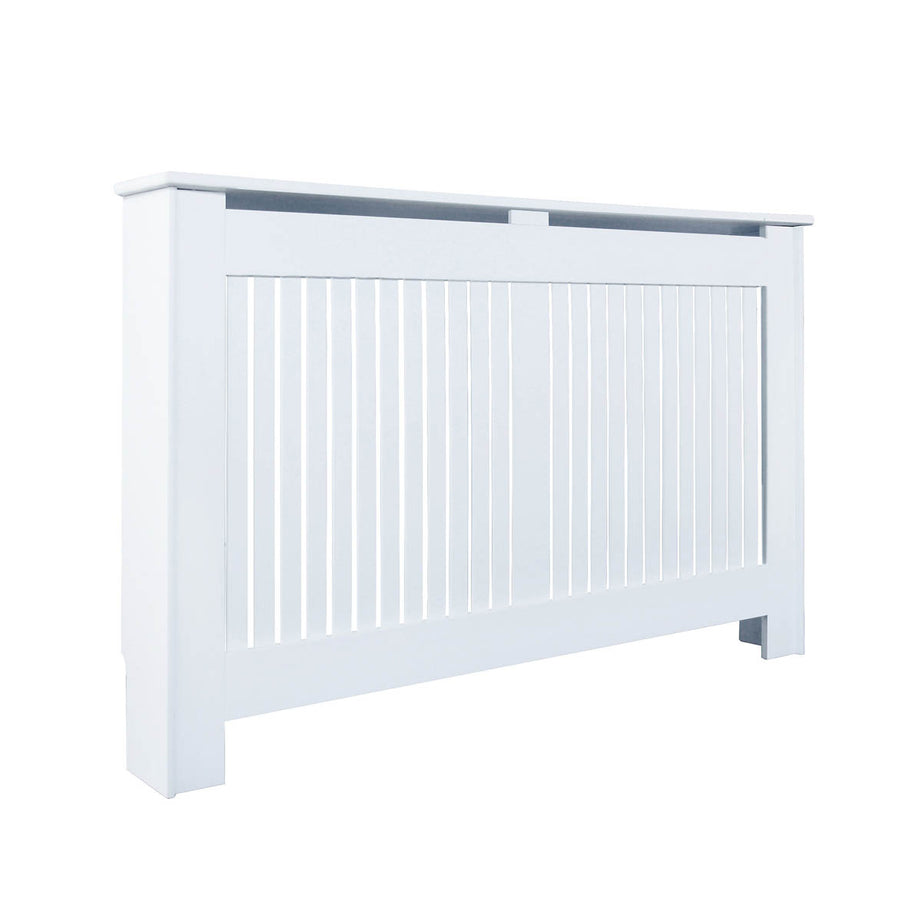 Kensington Radiator Cover Large White Wood Modern 900mm(H) 1710mm(W) 200mm(D) - Image 1