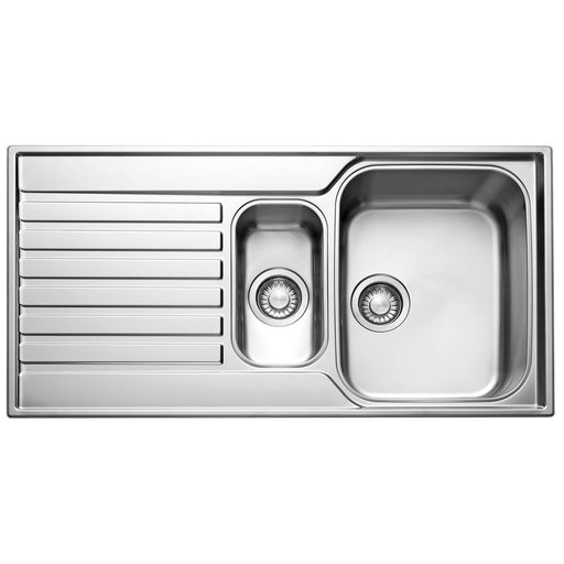 Franke Ascona Bowl Sink Drainer Polished Stainless Steel 1.5 Bowl Sink - Image 1