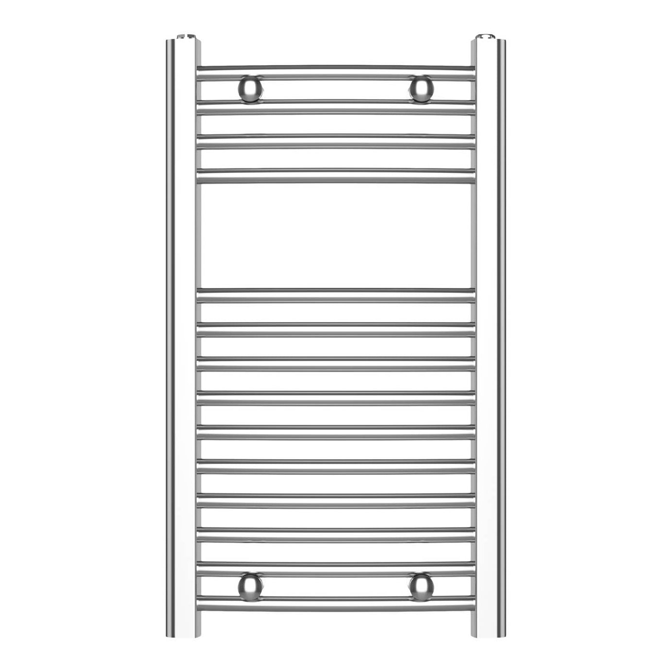 Flomasta Towel Rail Radiator Chrome Curved Bathroom Warmer Ladder (H)70x(W)40cm - Image 6
