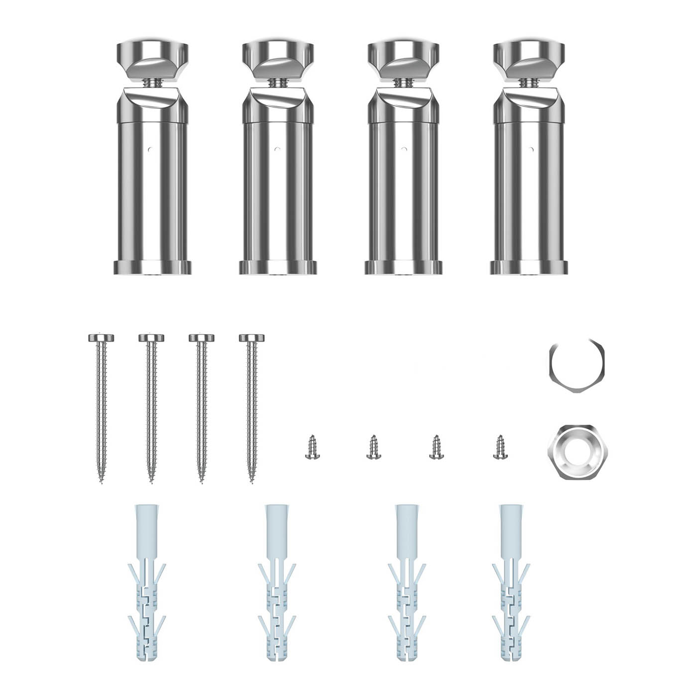 Flomasta Towel Rail Radiator Chrome Curved Bathroom Warmer Ladder (H)70x(W)40cm - Image 9