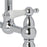 Kitchen Mixer Tap Kit Chrome Finish Twin Lever Deck Bridge Brass Contemporary - Image 2