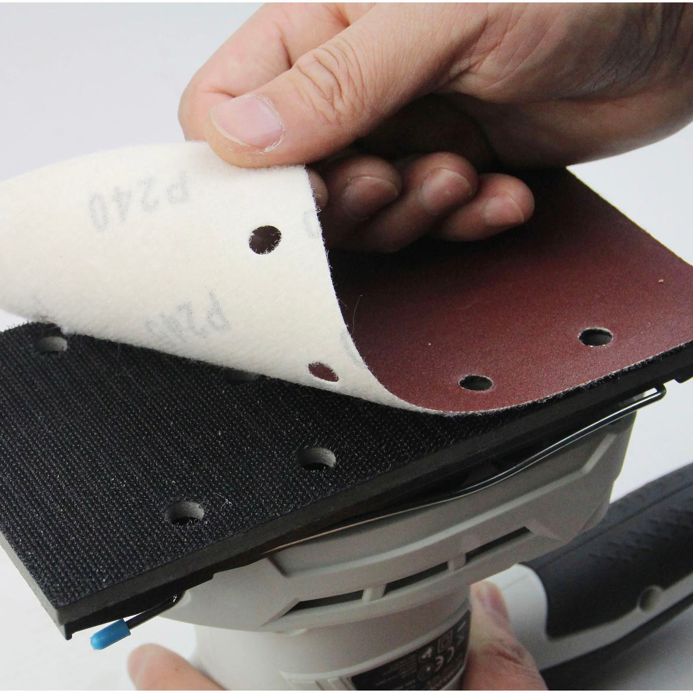 Mac Allister Multi Sander Electric MSMS200 Soft Grip Variable Speed Compact 200W - Image 2