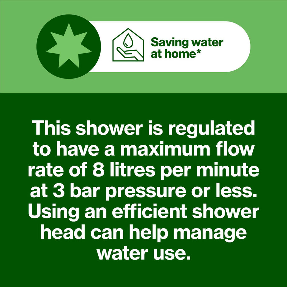 Thermostatic Mixer Shower 3 Spray Pattern Brass Square Head Modern Bathroom - Image 5