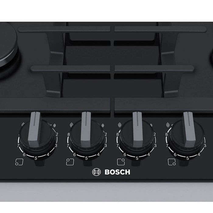 Bosch Gas Hob PPP6A6B90 4 Burners Black Tempered Glass 59cm Kitchen Cooktop - Image 6