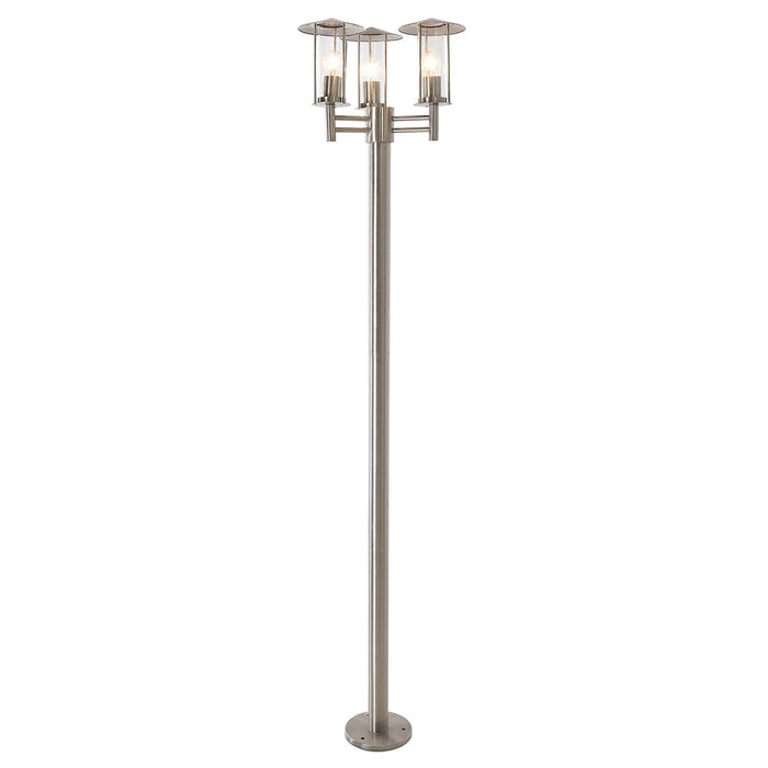 Outdoor Post Lamp Lantern 3 Way Light Halogen Modern Garden Walkway Patio 2M - Image 2