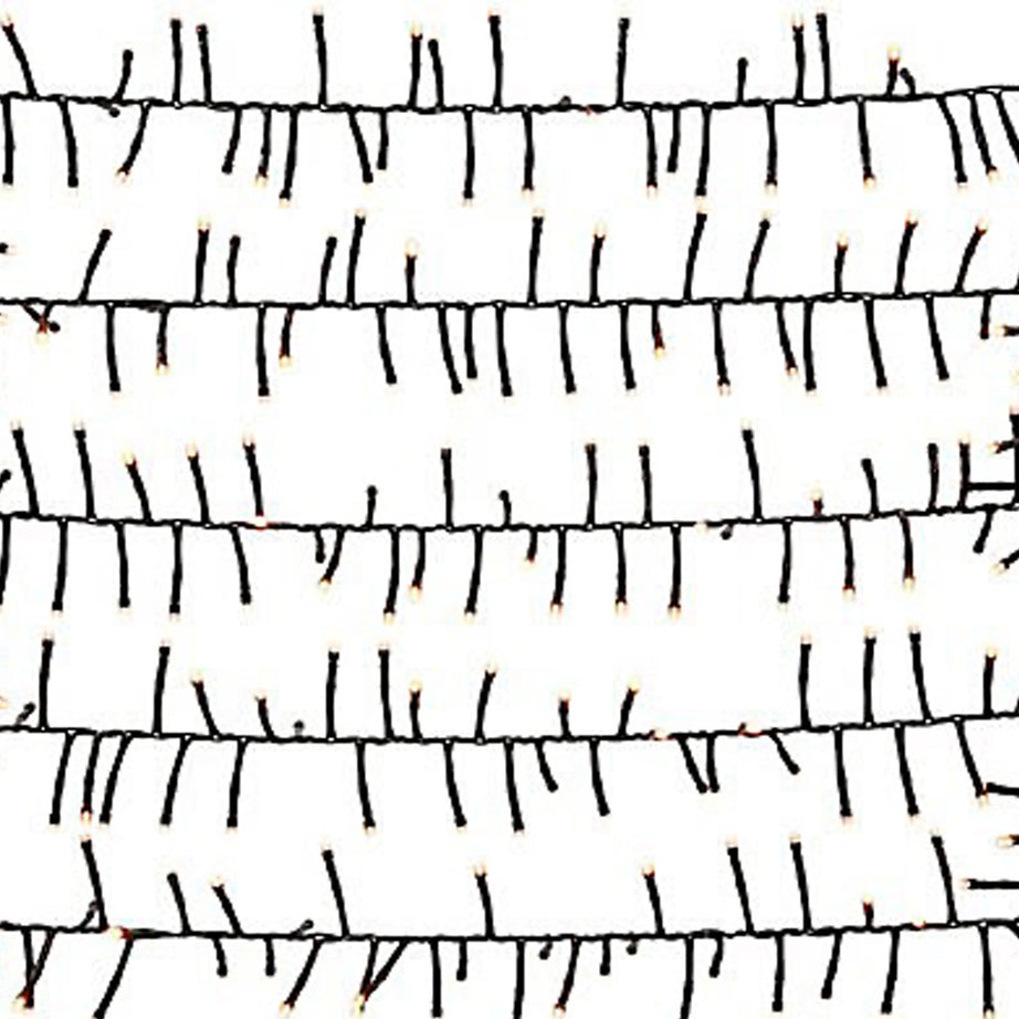 LED String Lights Outdoor Christmas Decoration Warm White Plastic Timer 25m - Image 2