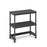 Garage Shelving Unit 2 Tier Black Plastic Organiser Bottomless (H)970 (W)900mm - Image 2